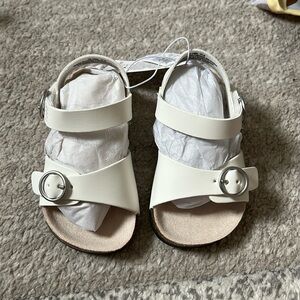 White summer sandal